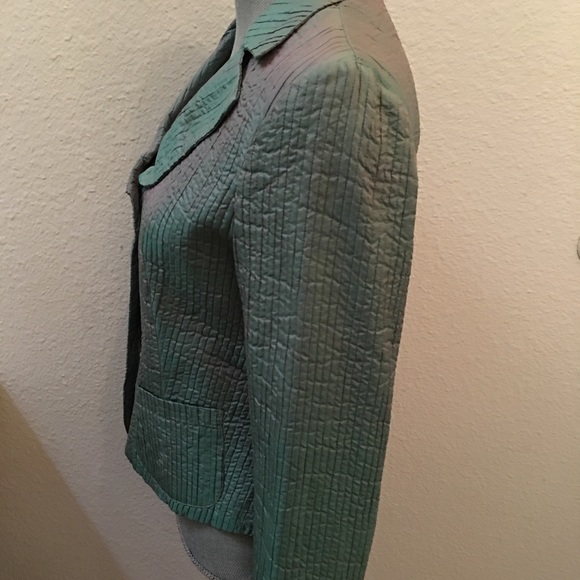 ❤️SOLD❤️Armani Collezioni purple silk blazer 6 - Picture 3 of 7